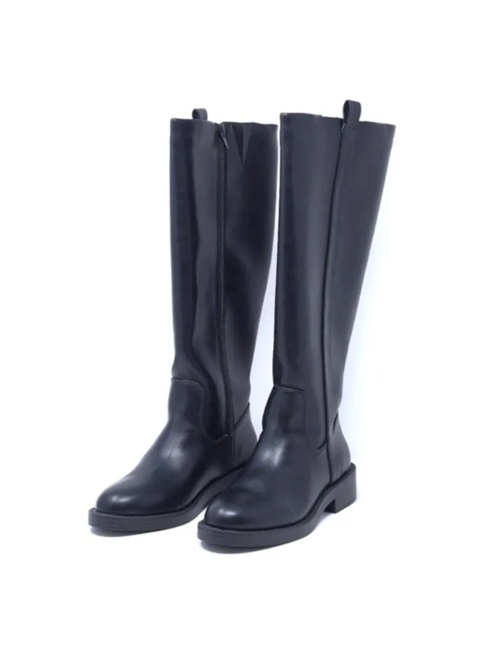 DV Dolce Vita Pennie Wide Calf Knee High Boots Black Faux Leather 5.5W